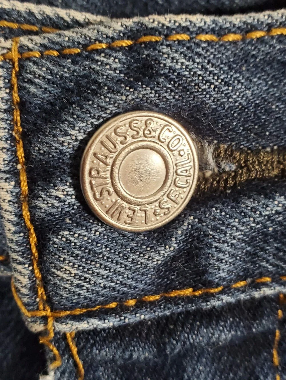 Levi's 517 Men's W36 Dark Wash Denim Jean Shorts Y2K Western Workwear Vintage